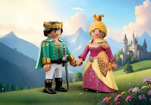 [Playmobil-71886] Playmobil-Duo prince et princesse avec accessoires