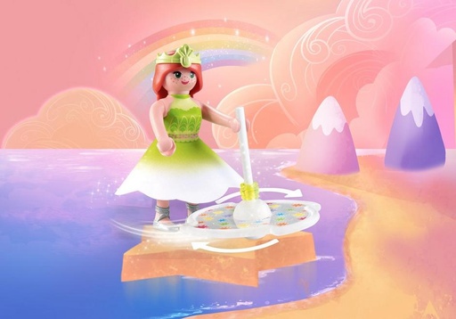 [Playmobil-71364] PLAYMOBIL Princesse et toupie arc-en-ciel 