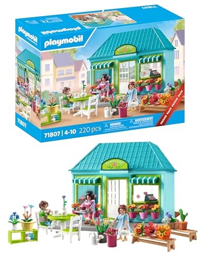 [71807] PLAYMOBIL Boutique de fleuriste et salon de thé