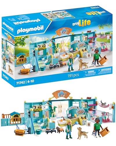 [Playmobil-71742] Playmobil My life -  Hôtel des animaux : soigneurs, chiens