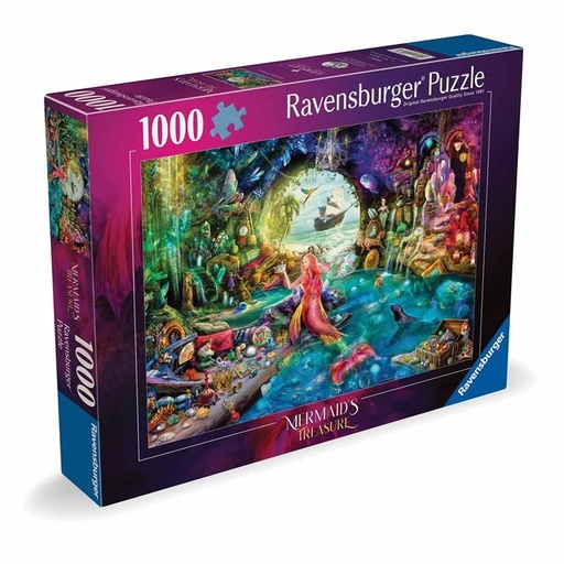 [Ravenburger-12001577] Mermaids Treasure Jigsaw Puzzle 1000 Pièces