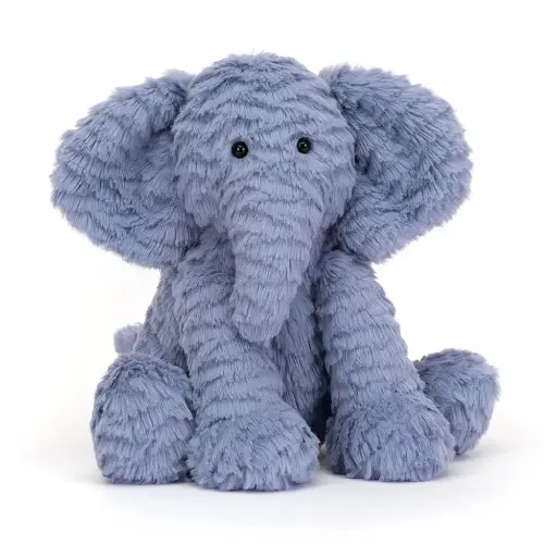 [jellycat-FW6EUSN] Medium fuddleweddle elephant