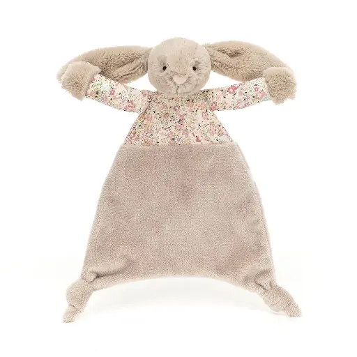 [jellycat-CFM4BM] Blossom Beige Bunny 'Petal' Comforter