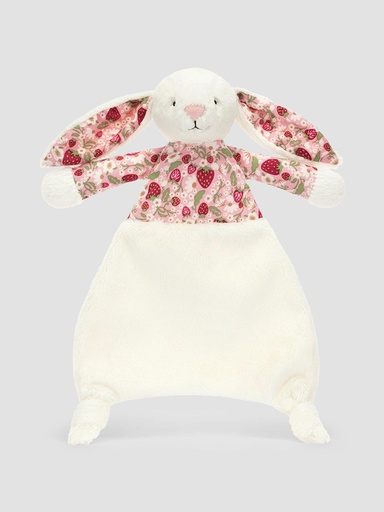 [Jellycat-CMF4MS] Jellycat Blossom Cream Bunny 'Berry' Comforter