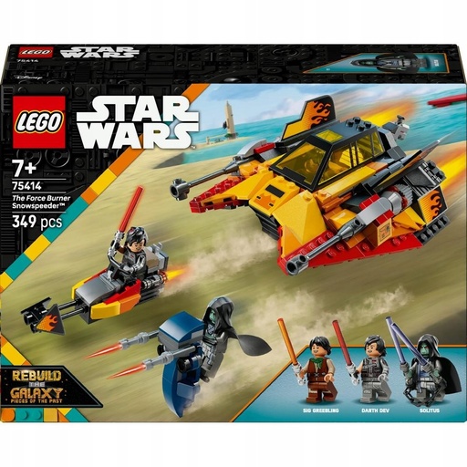 [lego-75414] 75414 - Lego Star Wars Le Snowspeeder en flammes