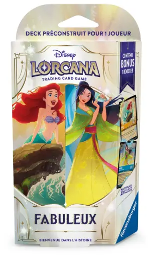 [lorcana-110986054] Lorcana S9 - Fabuleux - Deck de démarrage Ariel et Mulan 