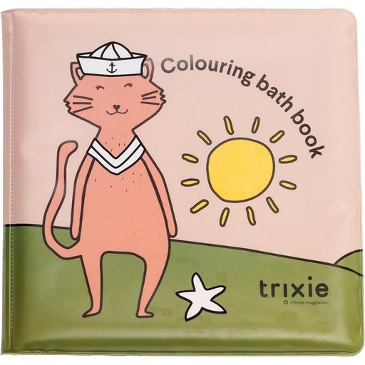 [trixie-37-681] Trixie - Livre de bain qui change de couleur - Mrs. Cat et ses amis