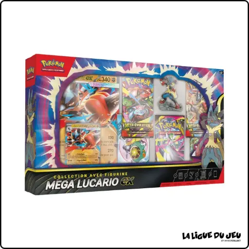 [pokemon-pok10100661 02] Coffret figurine - Mega Lucario ex