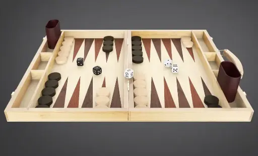 [Ferti-BKG001] Jeu de backgammon pliable