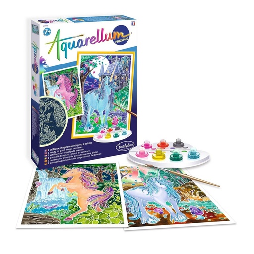 [asmodee - 326412]  Aquarellum Phospho - Licornes