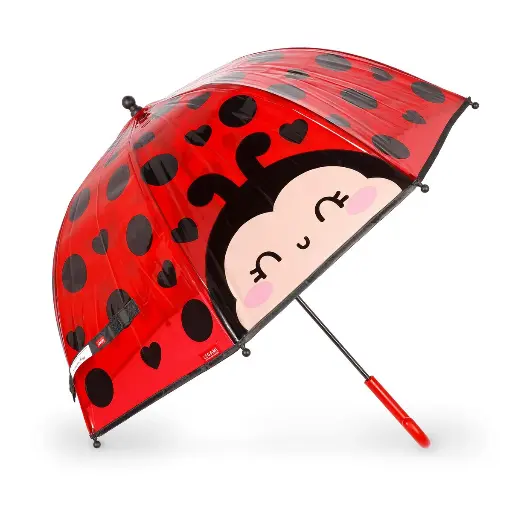 [legami-KUM0007] Legami Parapluie pour Enfant Ladybug - Dancin' in the Rain