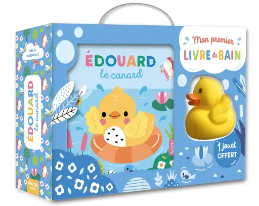 [auzou-EV200048-1] MON PREMIER LIVRE DE BAIN - VALISETTE - ÉDOUARD LE CANARD
