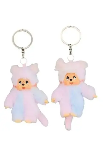 [MI243952] Tie-Dye pour porte-clés Monchhichi 10 cm 2 assortis